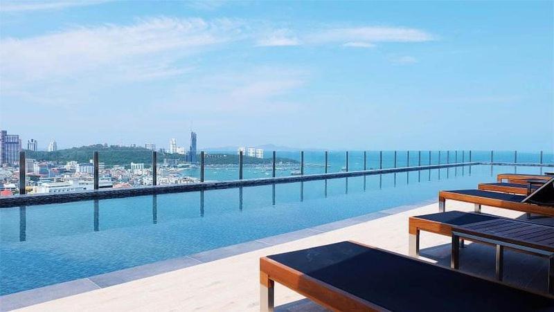Great Location With Infinity Pool - Central Pattaya Daire Dış mekan fotoğraf