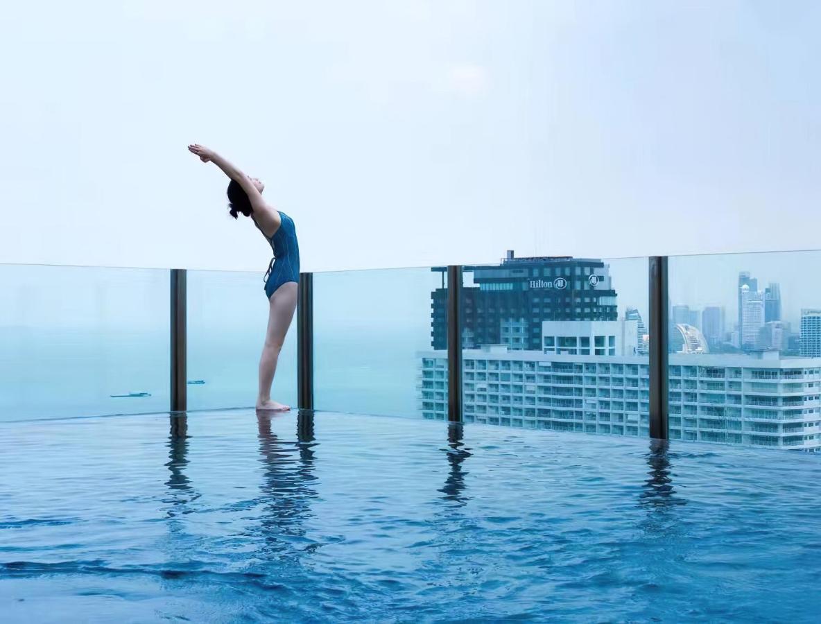 Great Location With Infinity Pool - Central Pattaya Daire Dış mekan fotoğraf