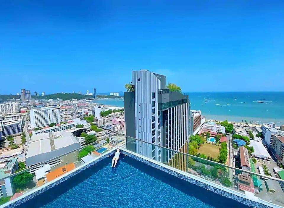 Great Location With Infinity Pool - Central Pattaya Daire Dış mekan fotoğraf