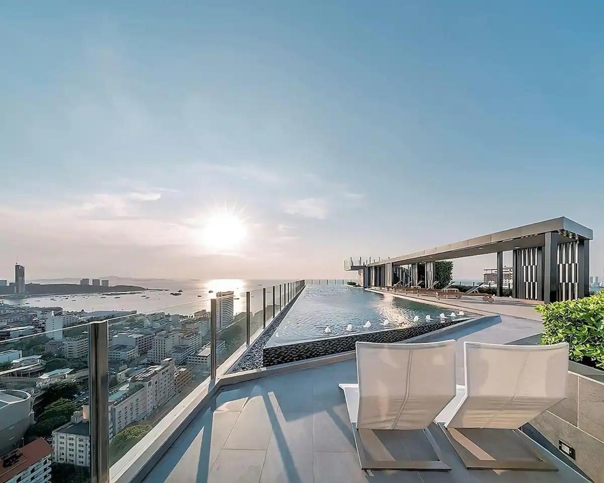 Great Location With Infinity Pool - Central Pattaya Daire Dış mekan fotoğraf