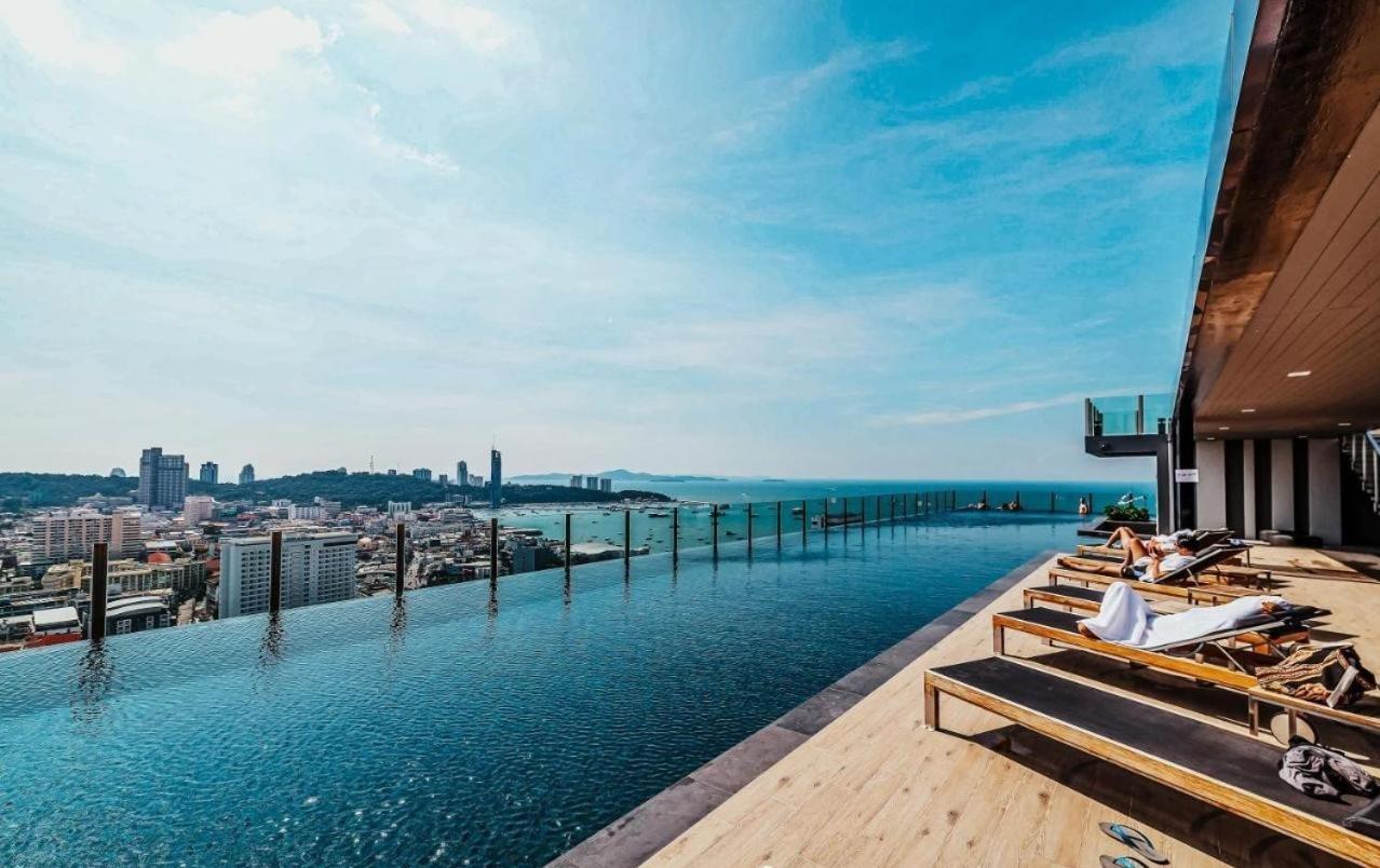 Great Location With Infinity Pool - Central Pattaya Daire Dış mekan fotoğraf