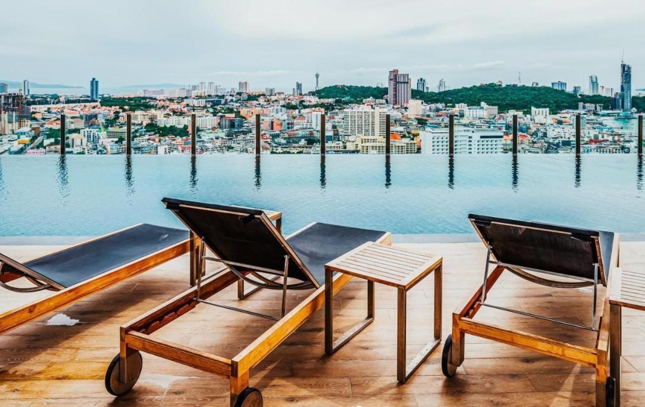 Great Location With Infinity Pool - Central Pattaya Daire Dış mekan fotoğraf