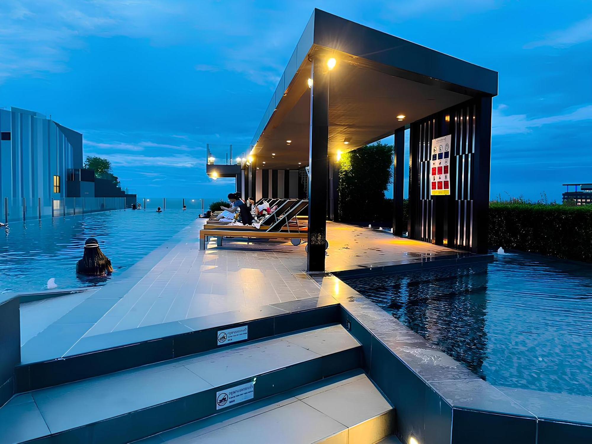 Great Location With Infinity Pool - Central Pattaya Daire Dış mekan fotoğraf